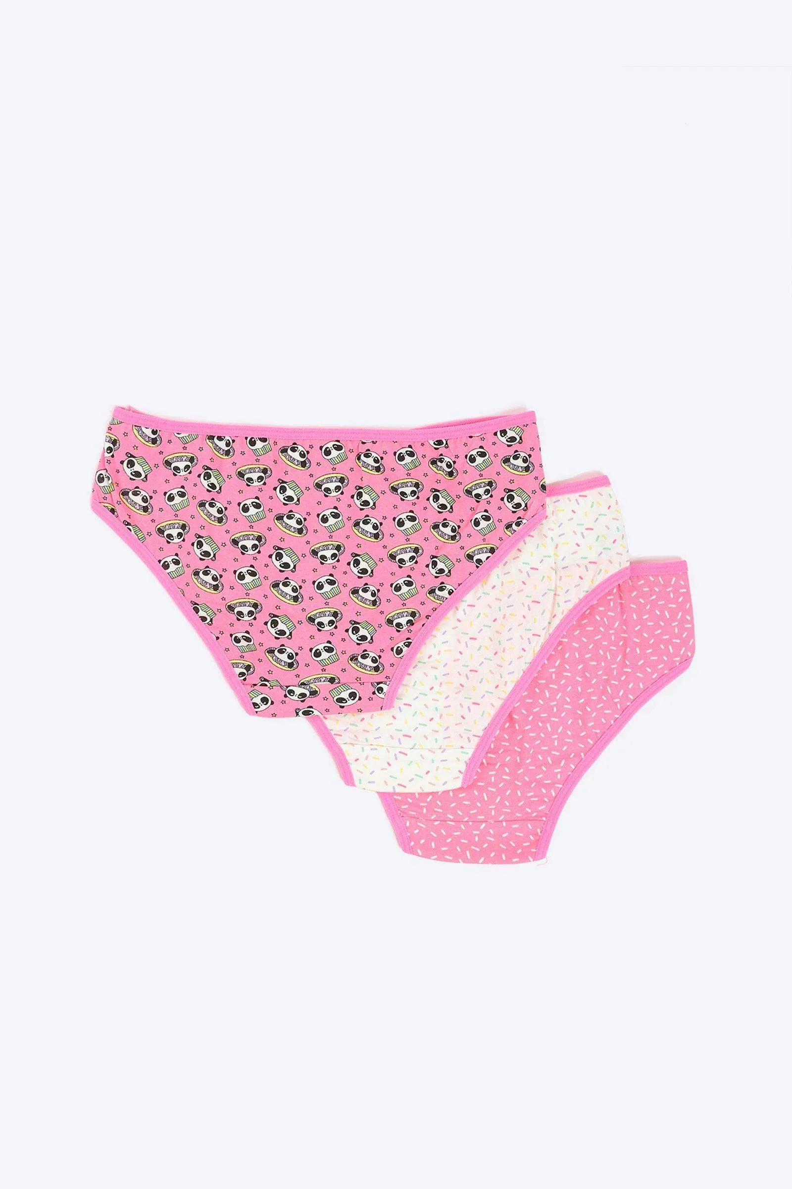 Pack of 3 Colored Bikini Panties