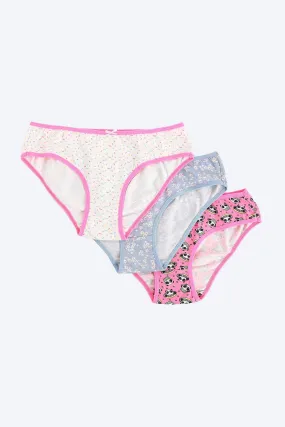 Pack of 3 Colored Bikini Panties