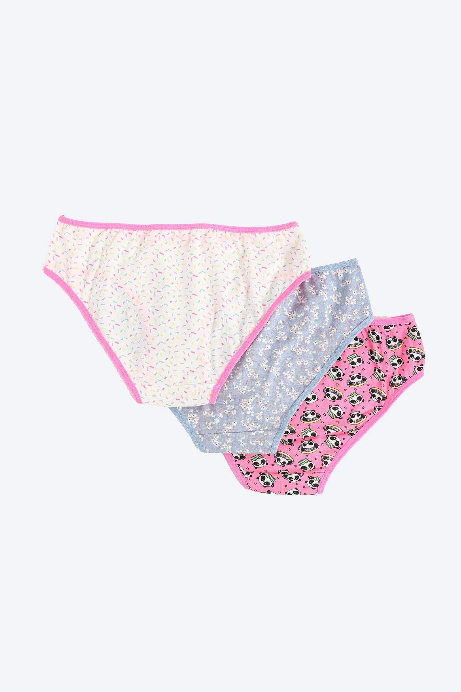 Pack of 3 Colored Bikini Panties