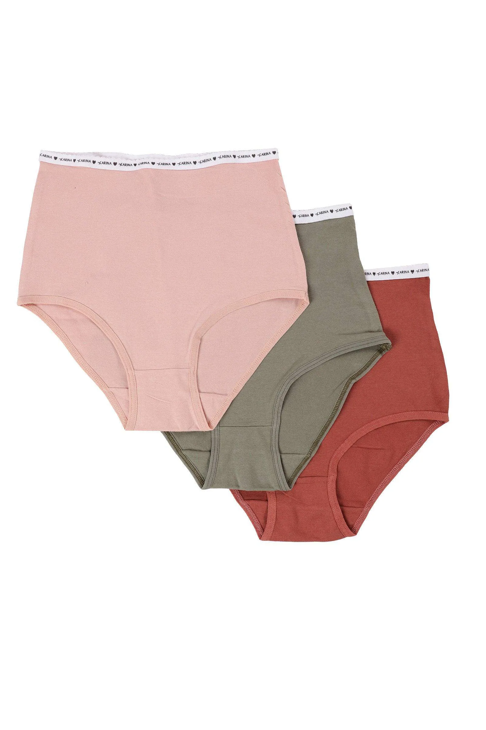 Pack of 3 Colored Full Brief