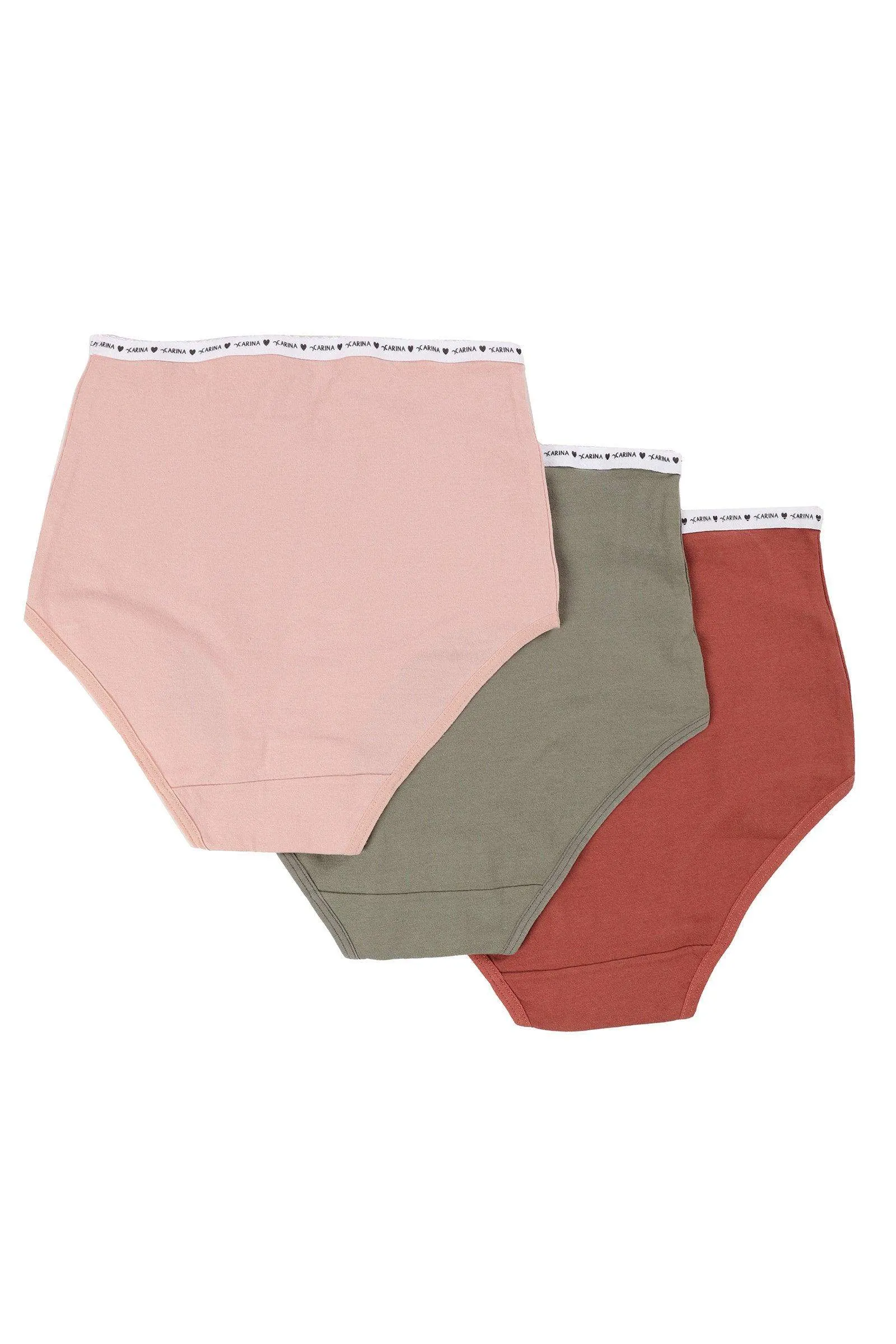 Pack of 3 Colored Full Brief