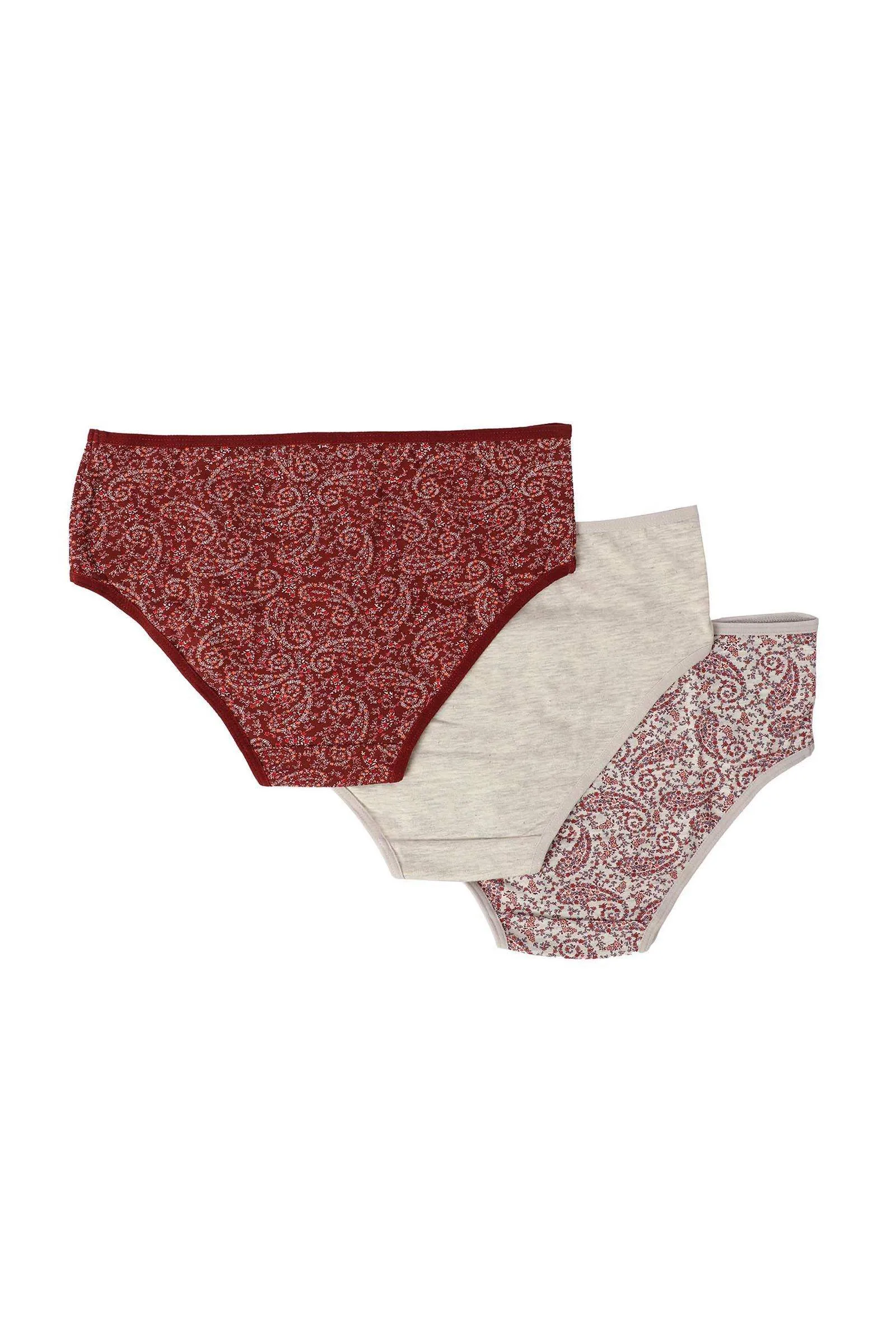 Pack of 3 Cotton Brief Panties