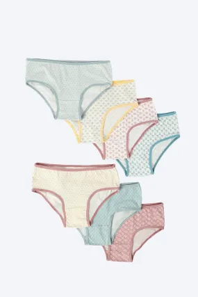 Pack of 7 Printed Brief Panties