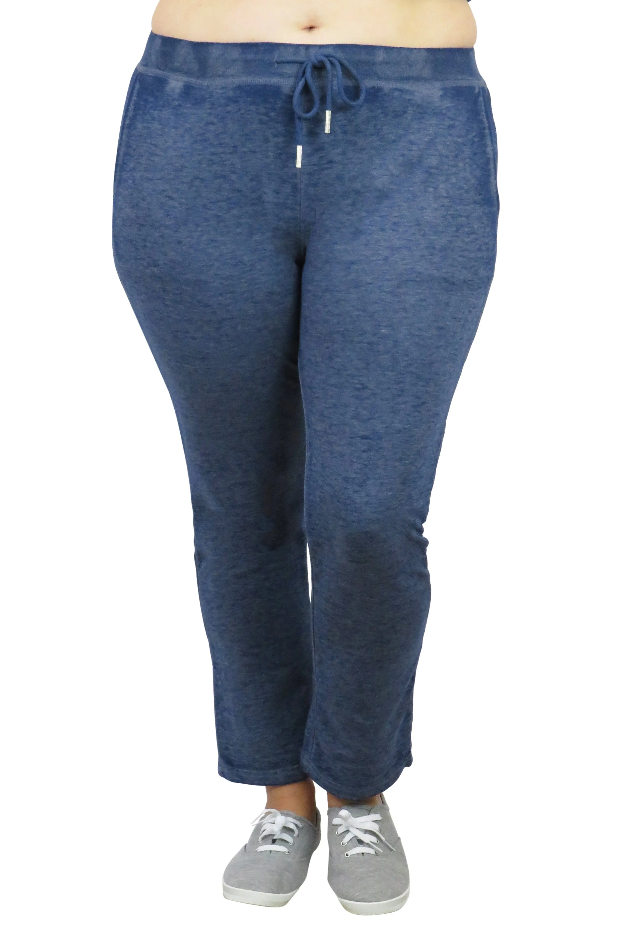 Plus Size Heathered French Terry Pants