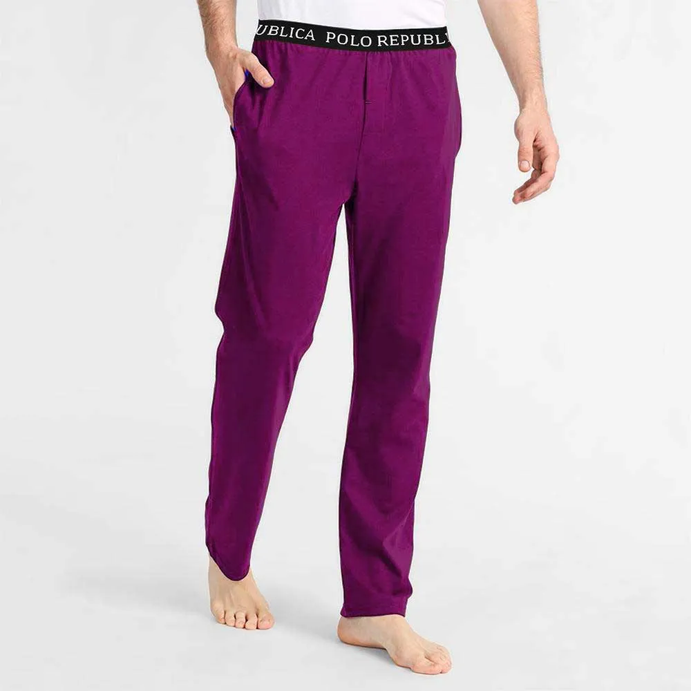 Polo Republica Men's Essentials Jersey Lounge Pants