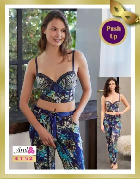 Printed Bustier Set 4152