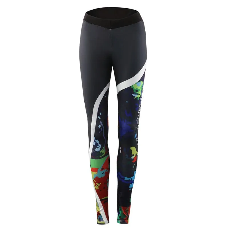 Printed Skinny Fitness Stretchy Sports Leggings