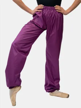 Purple Warm-Up Dance Trash Bag Pants MP5003