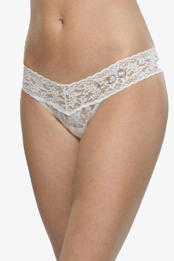 "I Do" Low Rise Thong