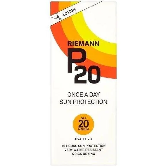 Riemann P20 Once A Day Sun Protection Lotion SPF20 200ml x 4