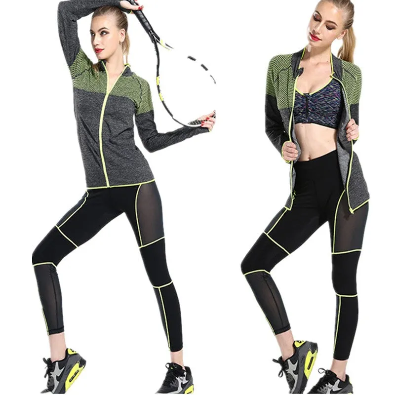 Sexy Net Yarn Joint Sports Tight Leggings