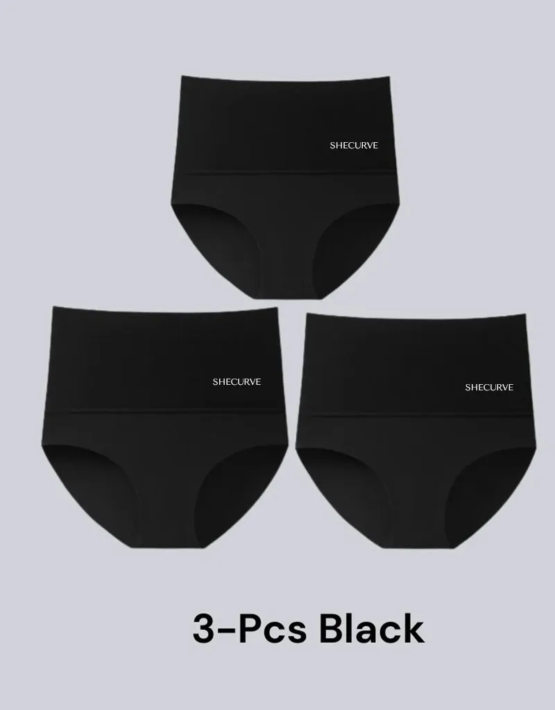 SheCurve® 3-Pack High Waisted Tummy Control Briefs