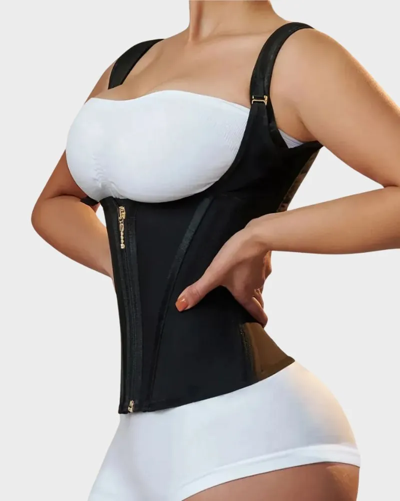 SheCurve® Double Waistband Corset Vest Waist Trainer