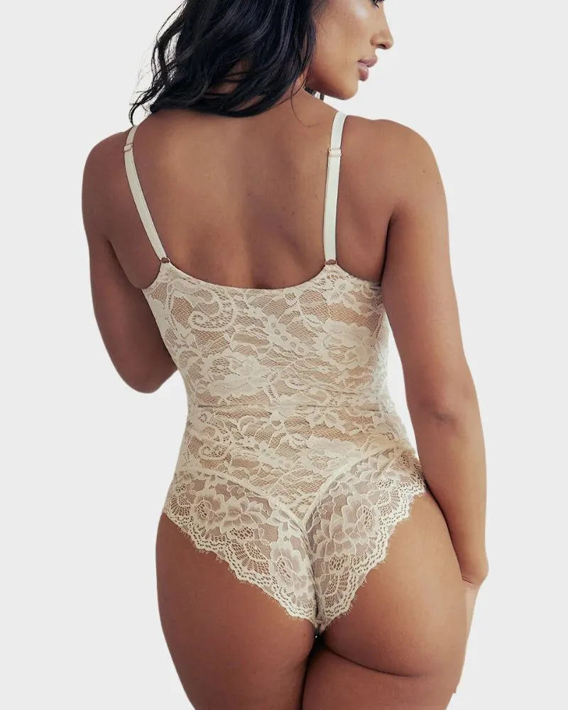 SheCurve® Lace Smooth Shapewear Bodysuit