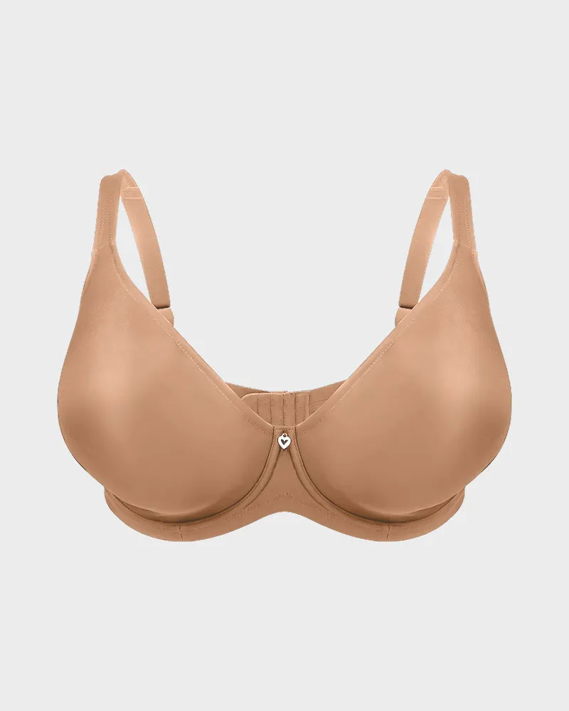 SheCurve®Plus Size Full Coverage T-Shirt Bra - Nude