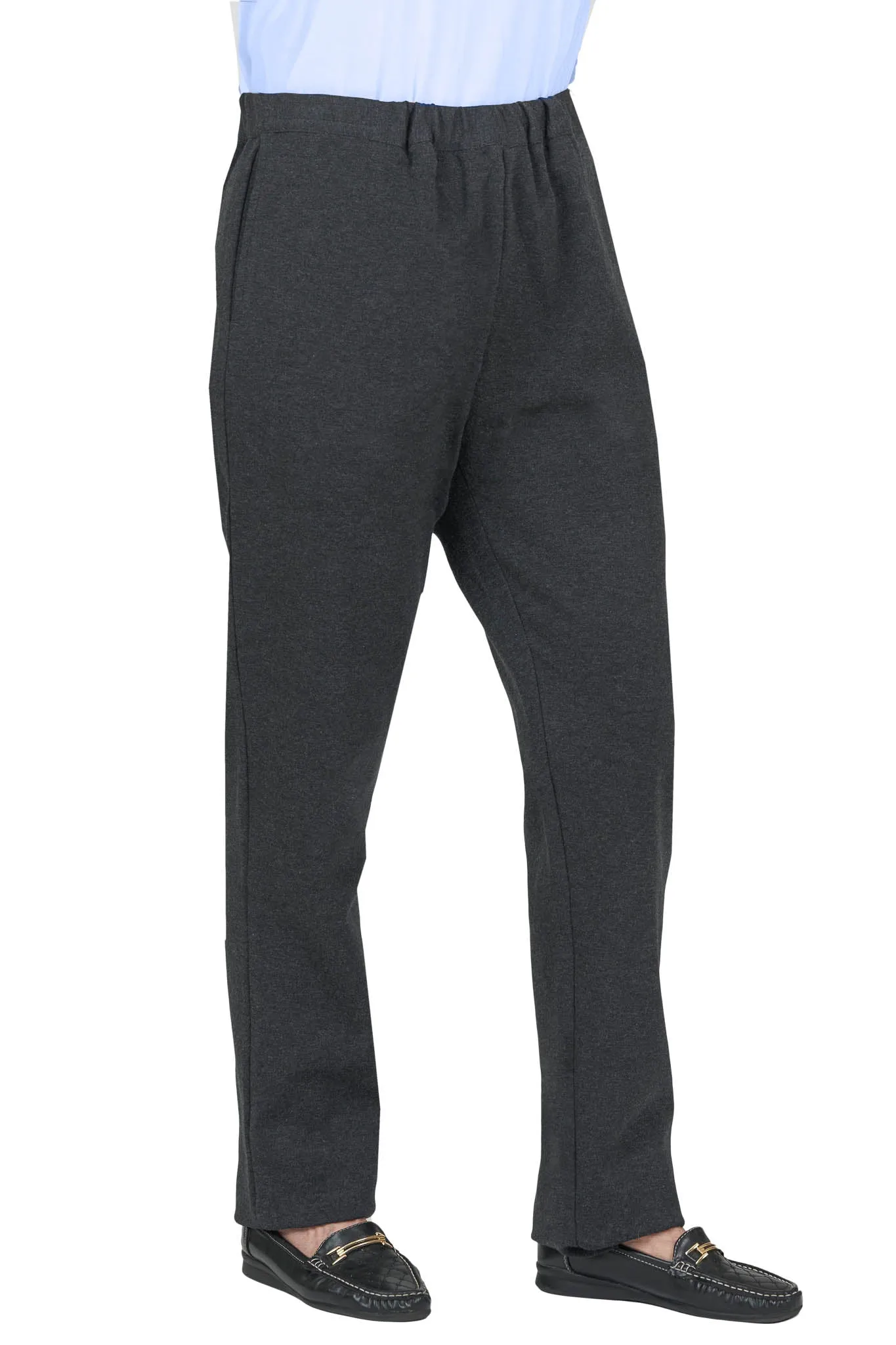 Side-Opening Adaptive Pants - Arie | Charcoal