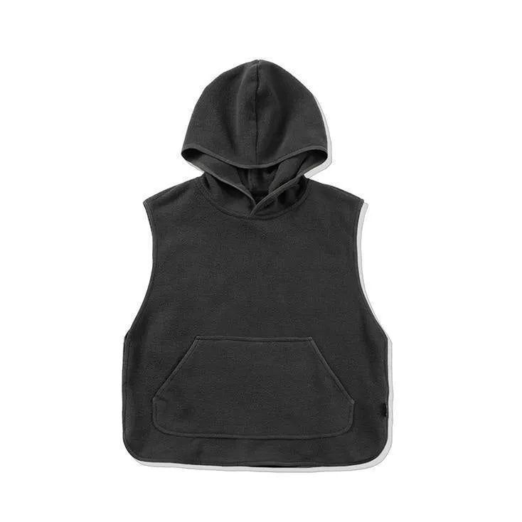 Soft Hooded Gilet with Pockets