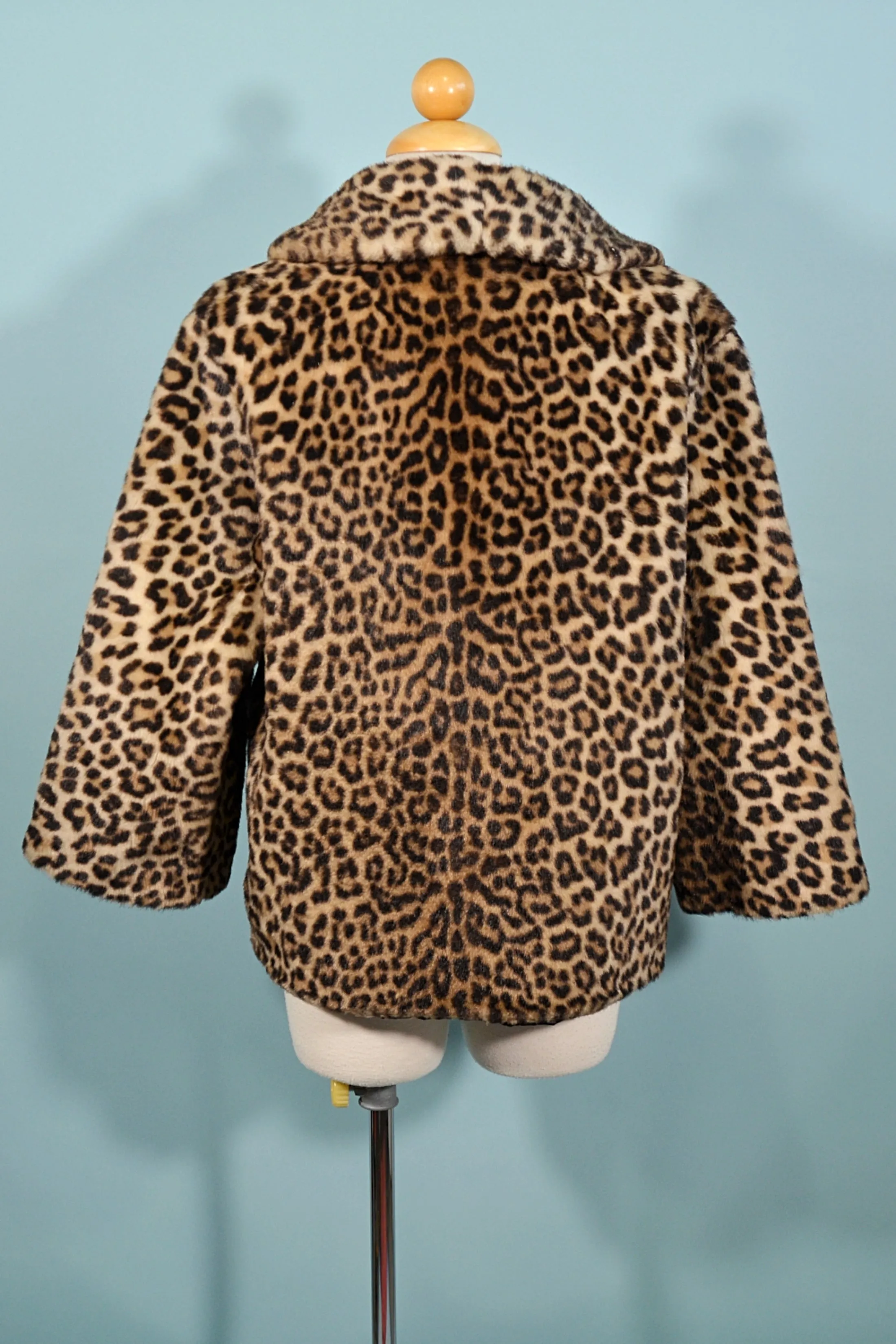 SOLD Vintage 60s Faux Leopard Jacket, Sportowne/Simba S