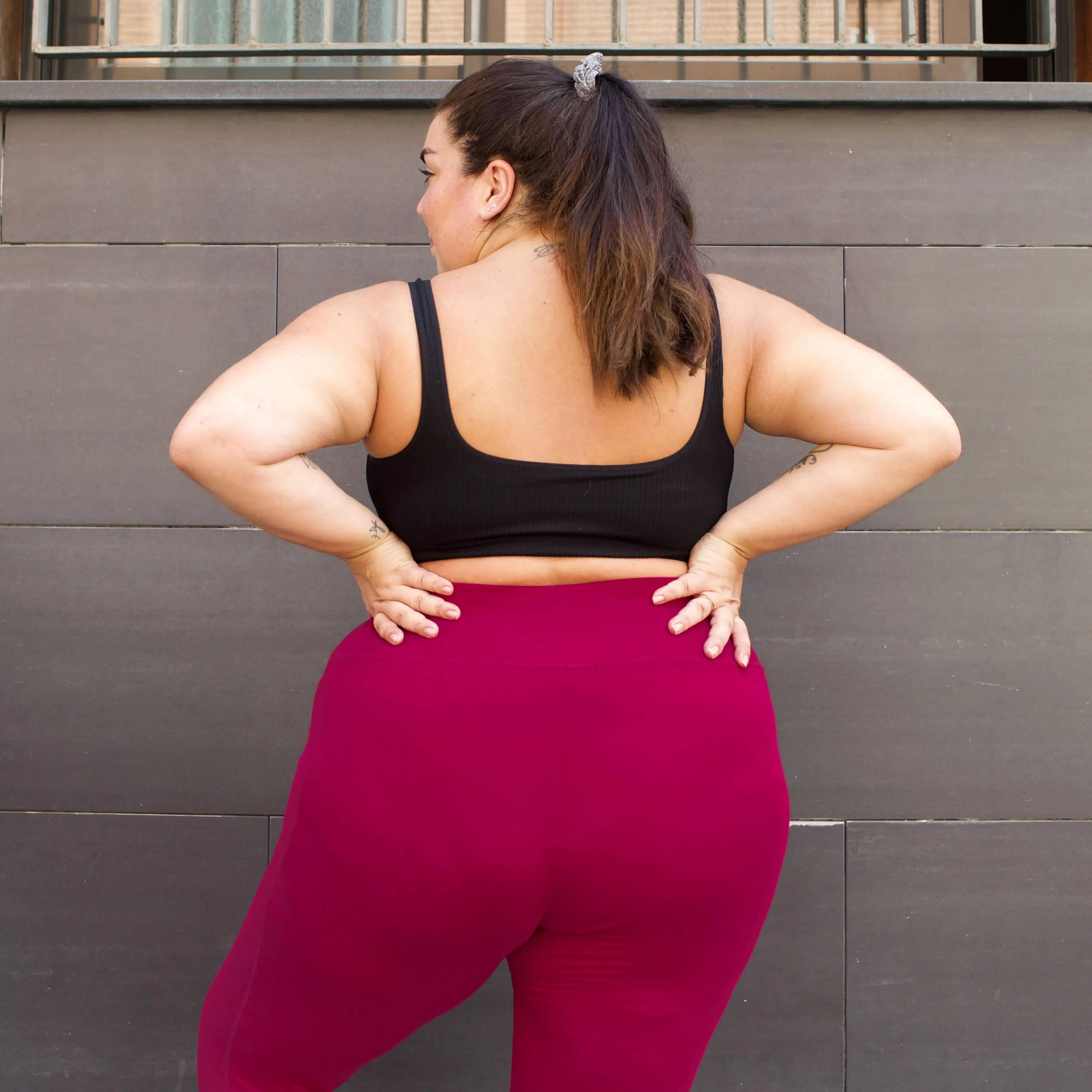 Squat-sichere - 7/8 Leggings - Raspberry Pie