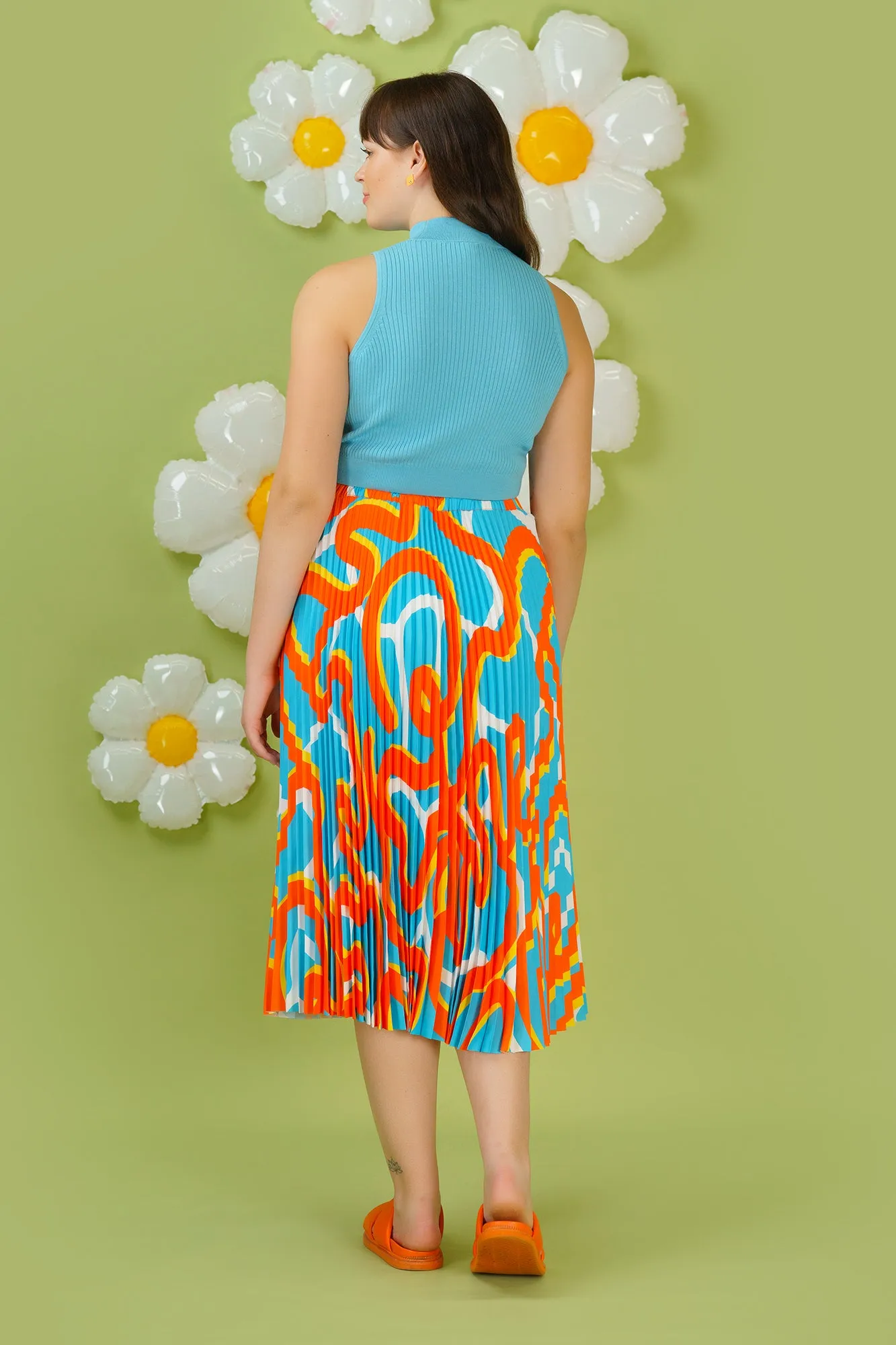 Sunrise Pleated Skirt