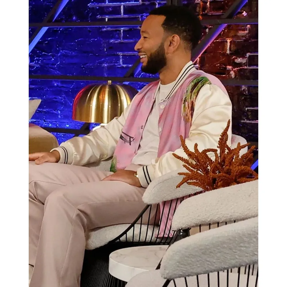 The Voice S25 John Legend Pink Jacket