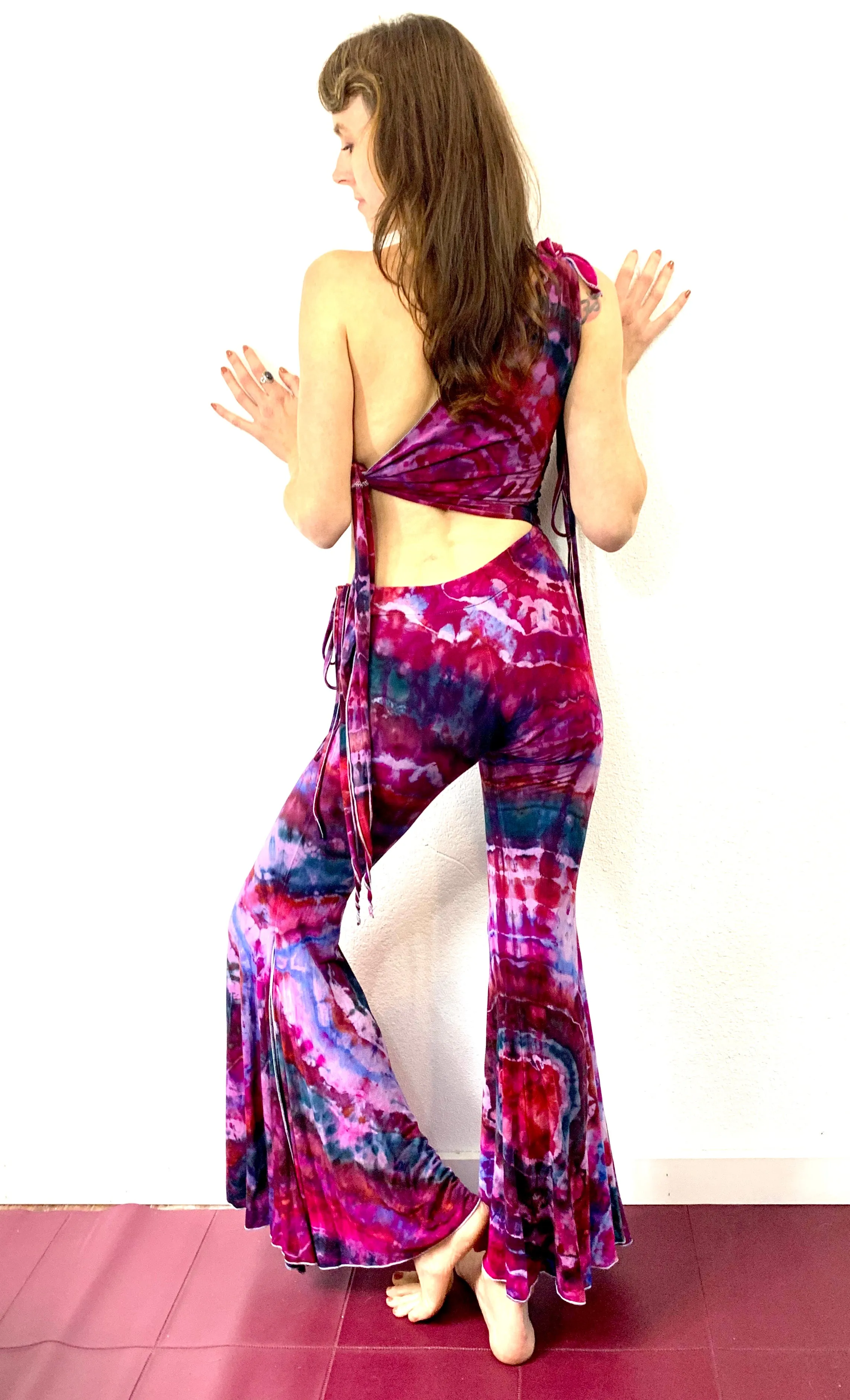 Tie Dye Skirt Pants Onesie