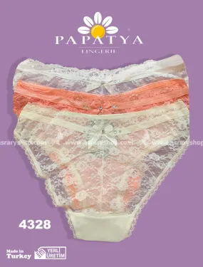 Transparent Lace Panty 4328