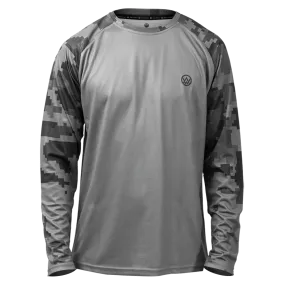 Urban Digital Camo Long Sleeve MTB Jersey (Sleeves Only Design)