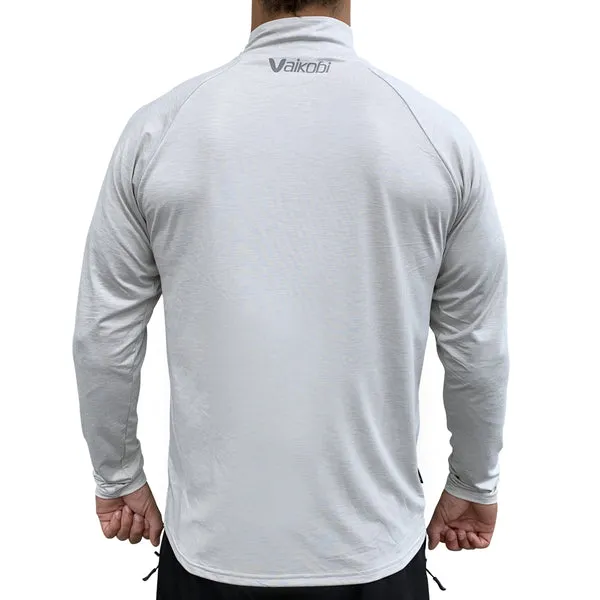 VAIKOBI UV LONG SLEEVE ZIP TECH TOP