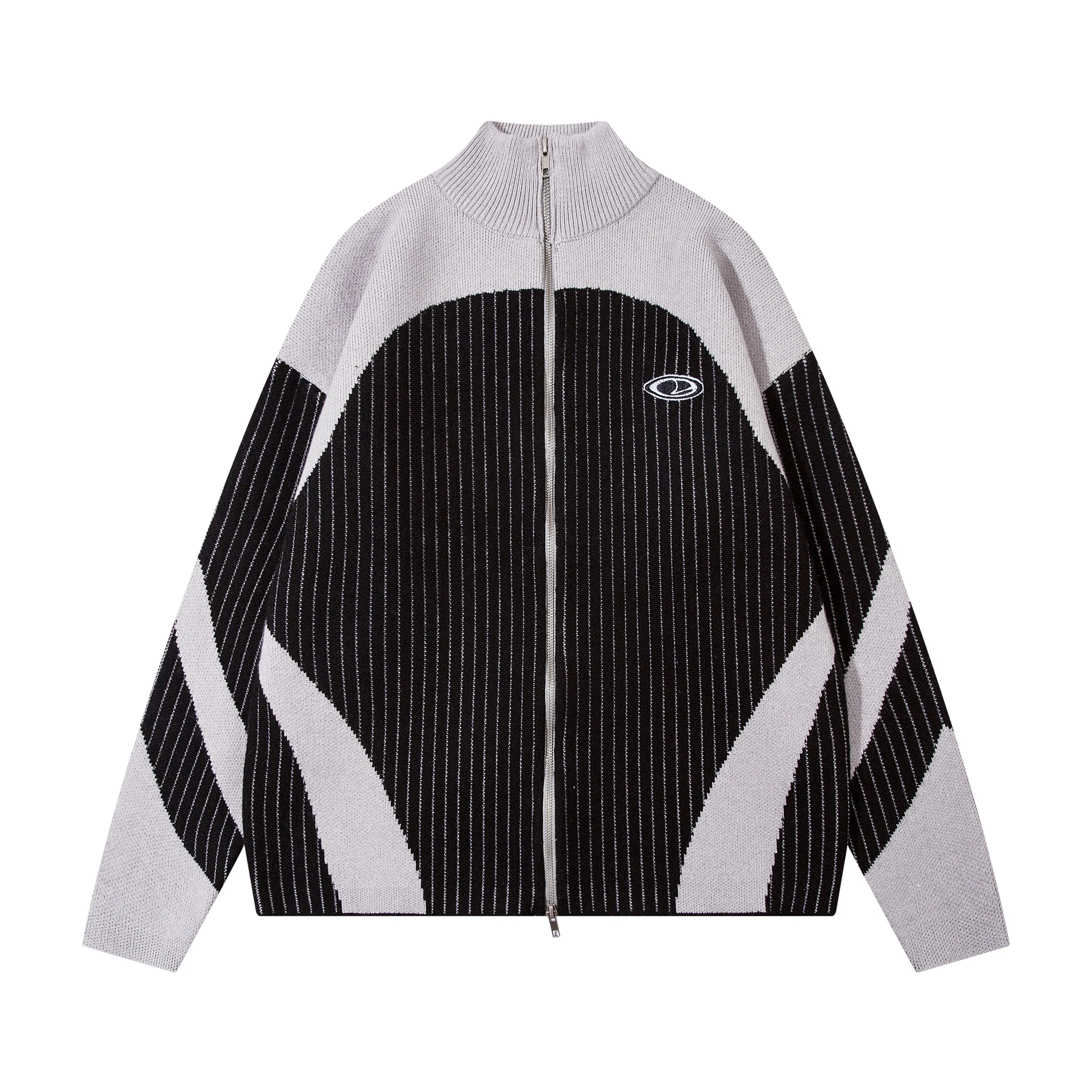 Wave Pulse | High Street Stripe Knit Jacket