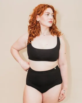 Women's High Waist Brief - 95% Organic Cotton