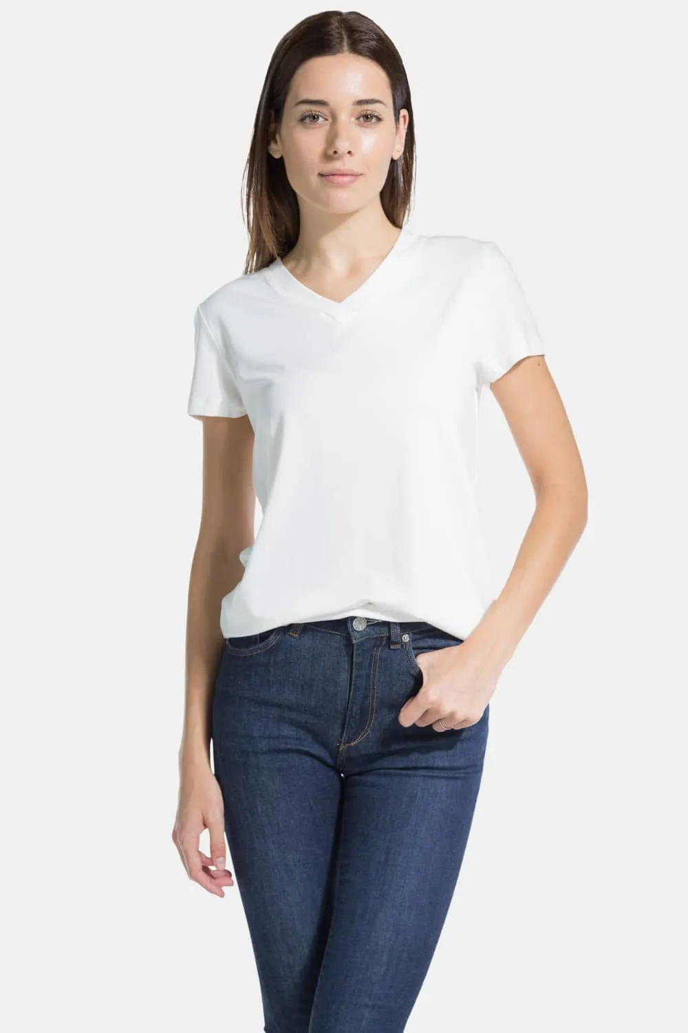 Women's Relaxed EcoFabric™ V-Neck Tee