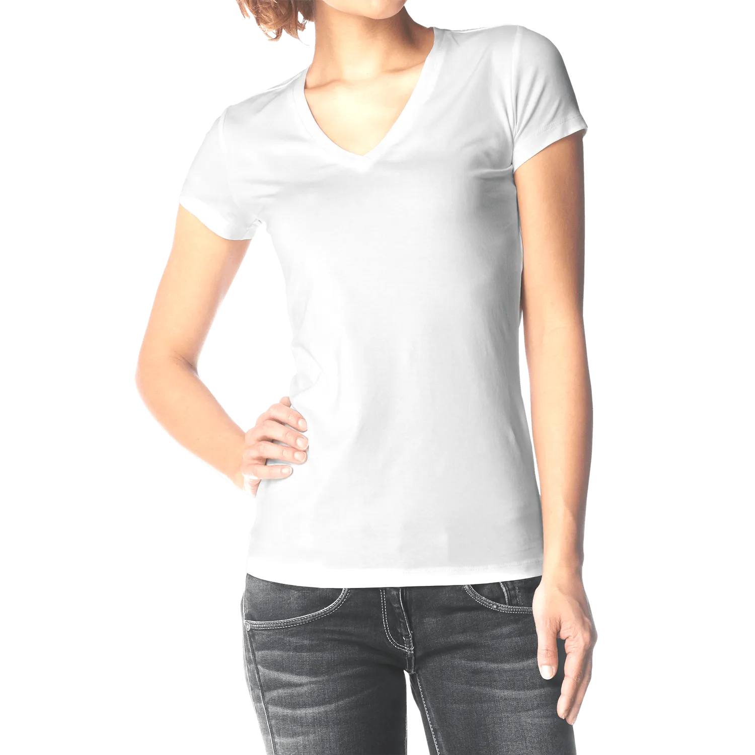 Women's round neck Navy/White/Black Value pack