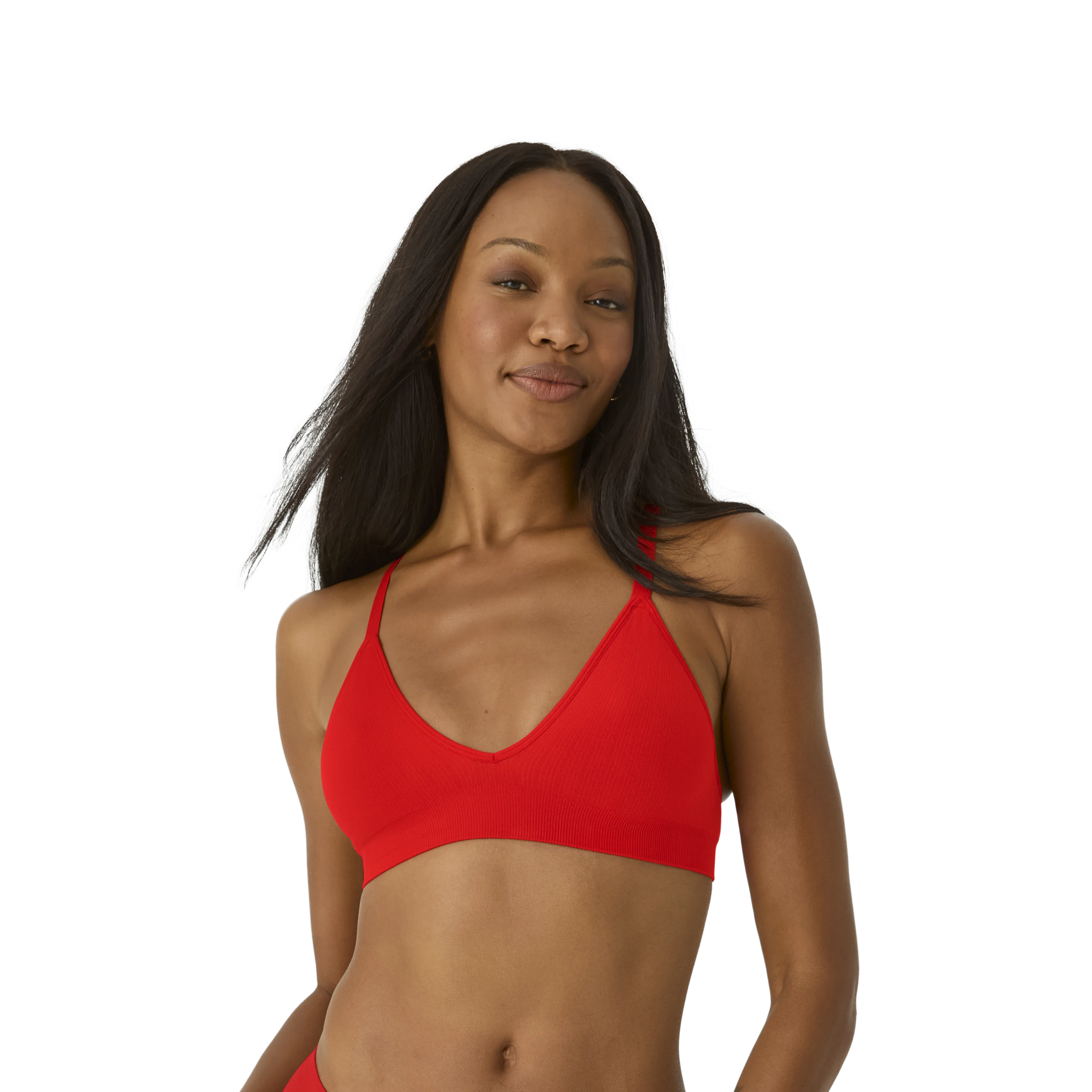 Women's Seamless Triangle Bralette 4-Pack