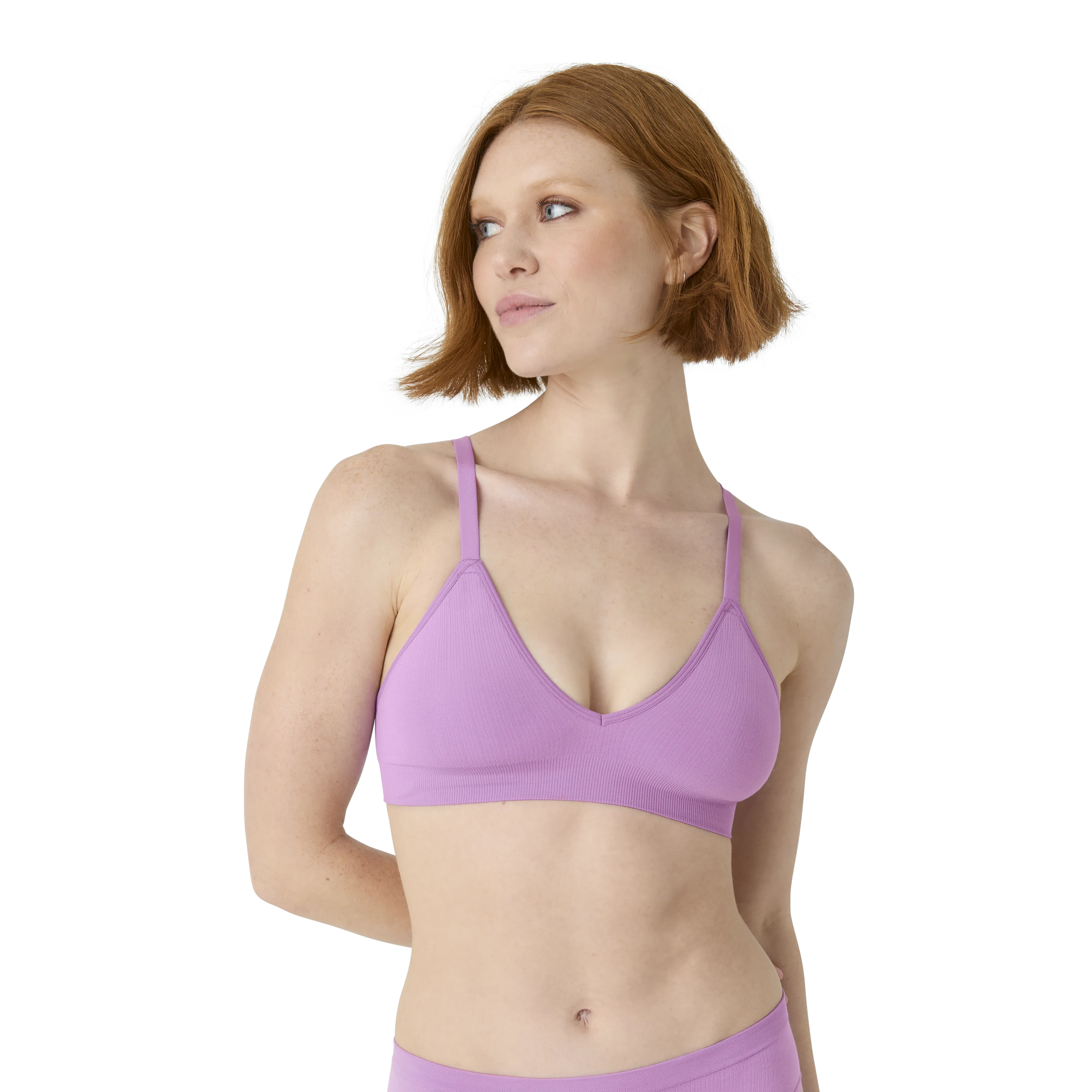 Women's Seamless Triangle Bralette 4-Pack