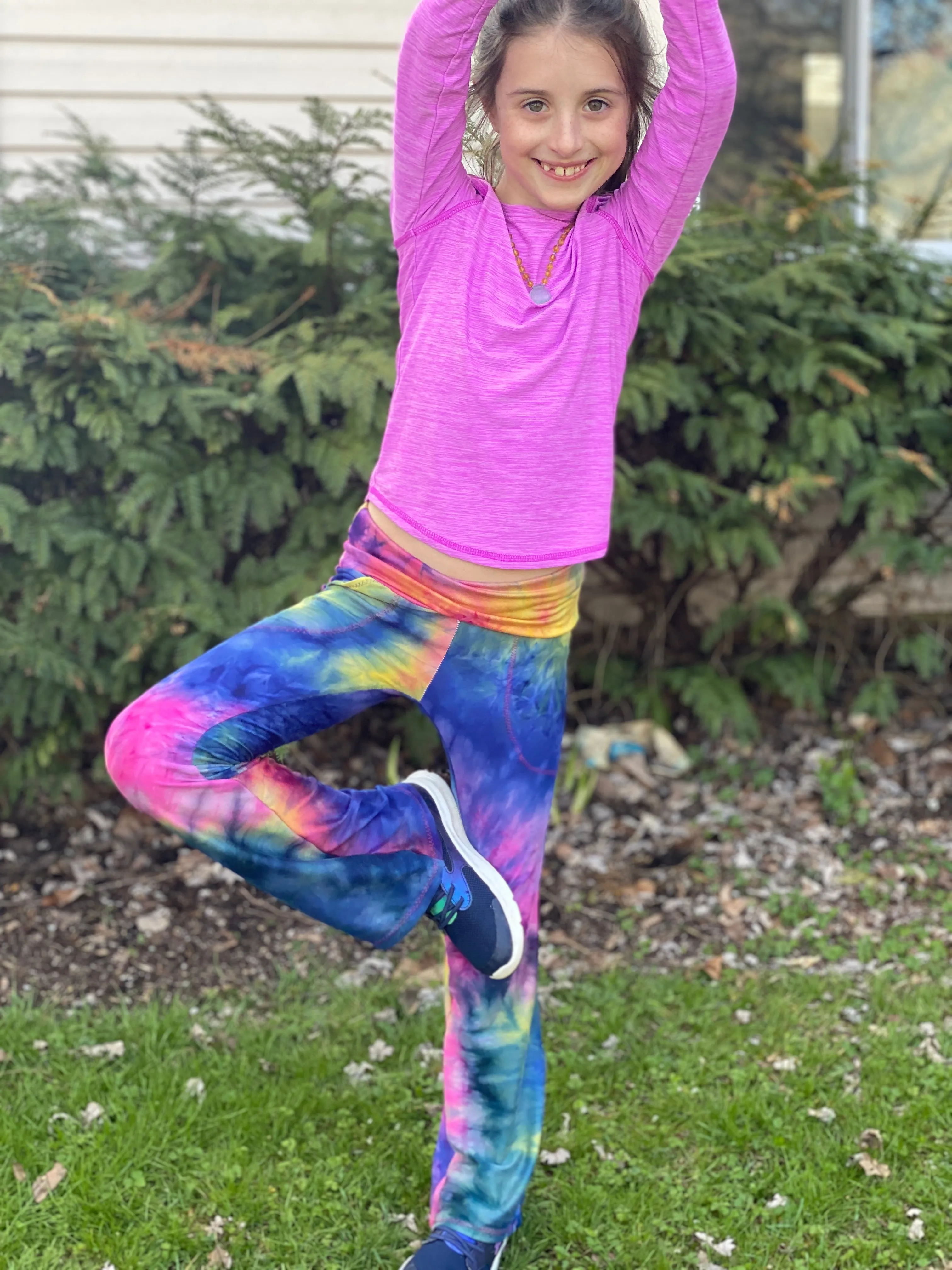 Youth Flare Leggings PDF Sewing Pattern 2-16